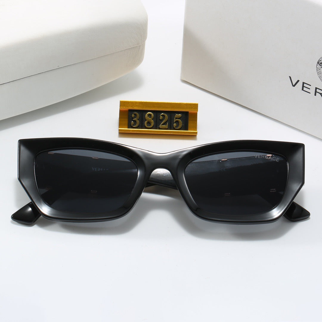 5-color fashionable VE letter printed lens sunglasses