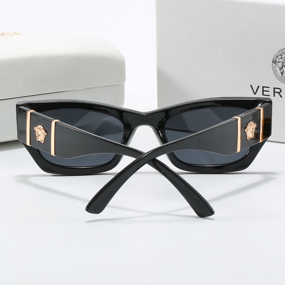 5-color fashionable VE letter printed lens sunglasses