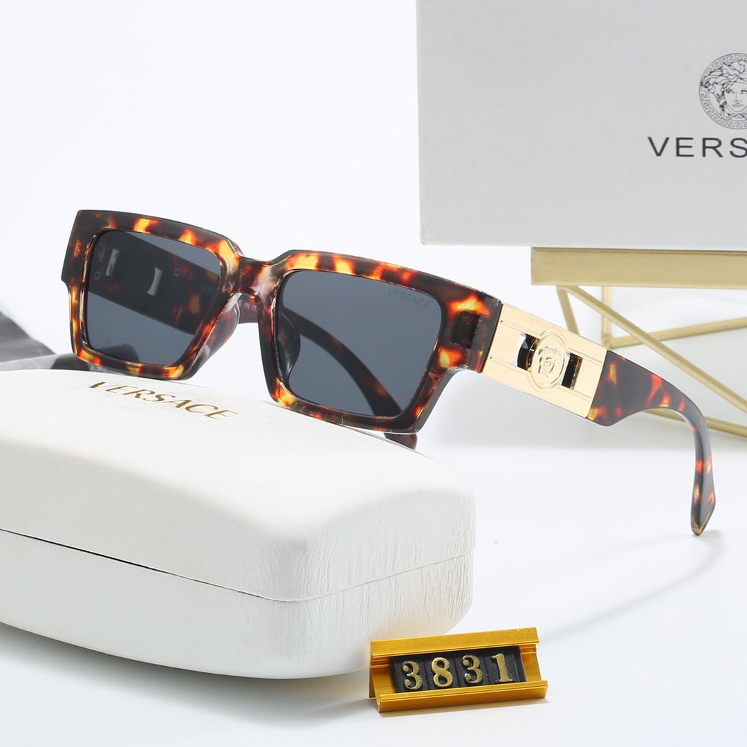 5-color fashionable VER letter printed lens sunglasses