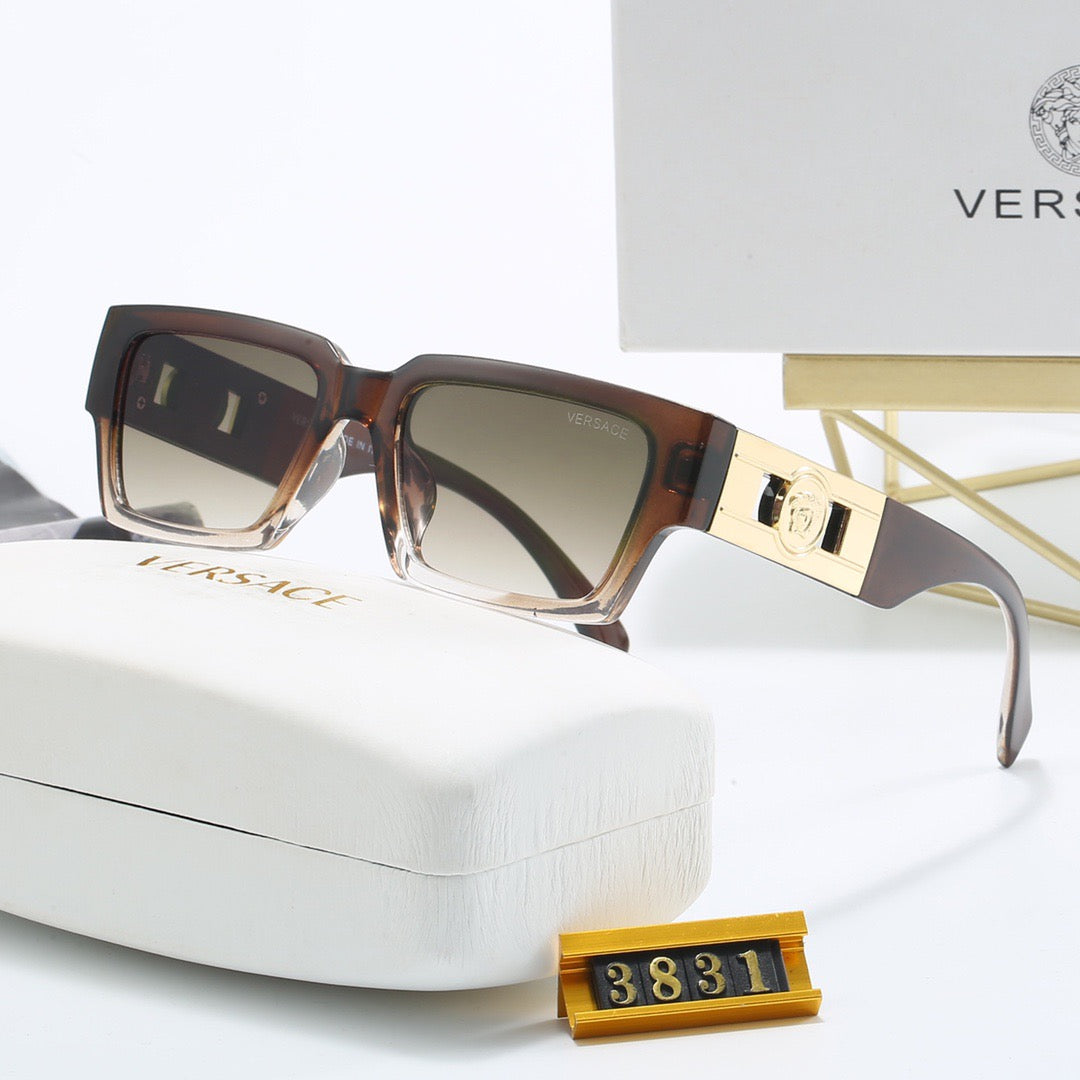 5-color fashionable VER letter printed lens sunglasses