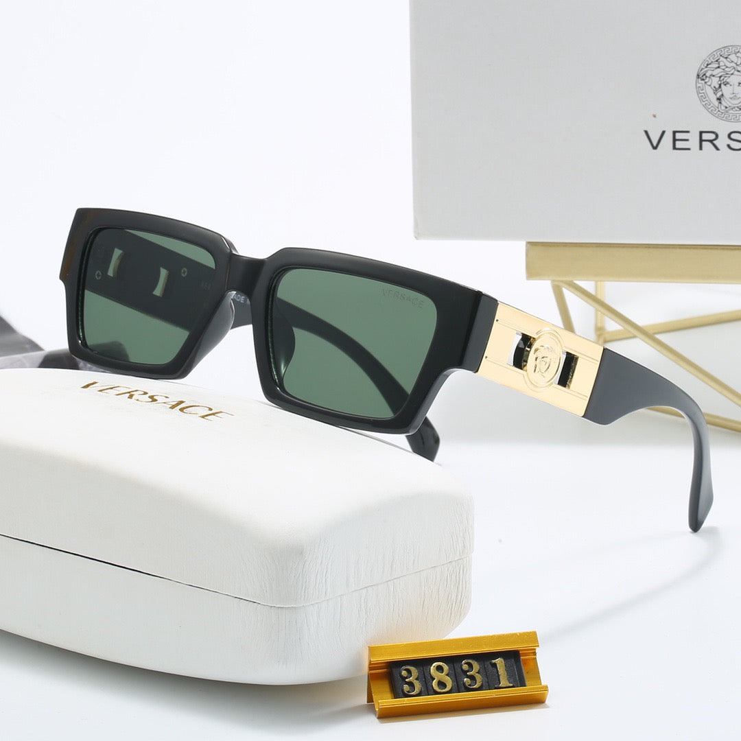 5-color fashionable VER letter printed lens sunglasses