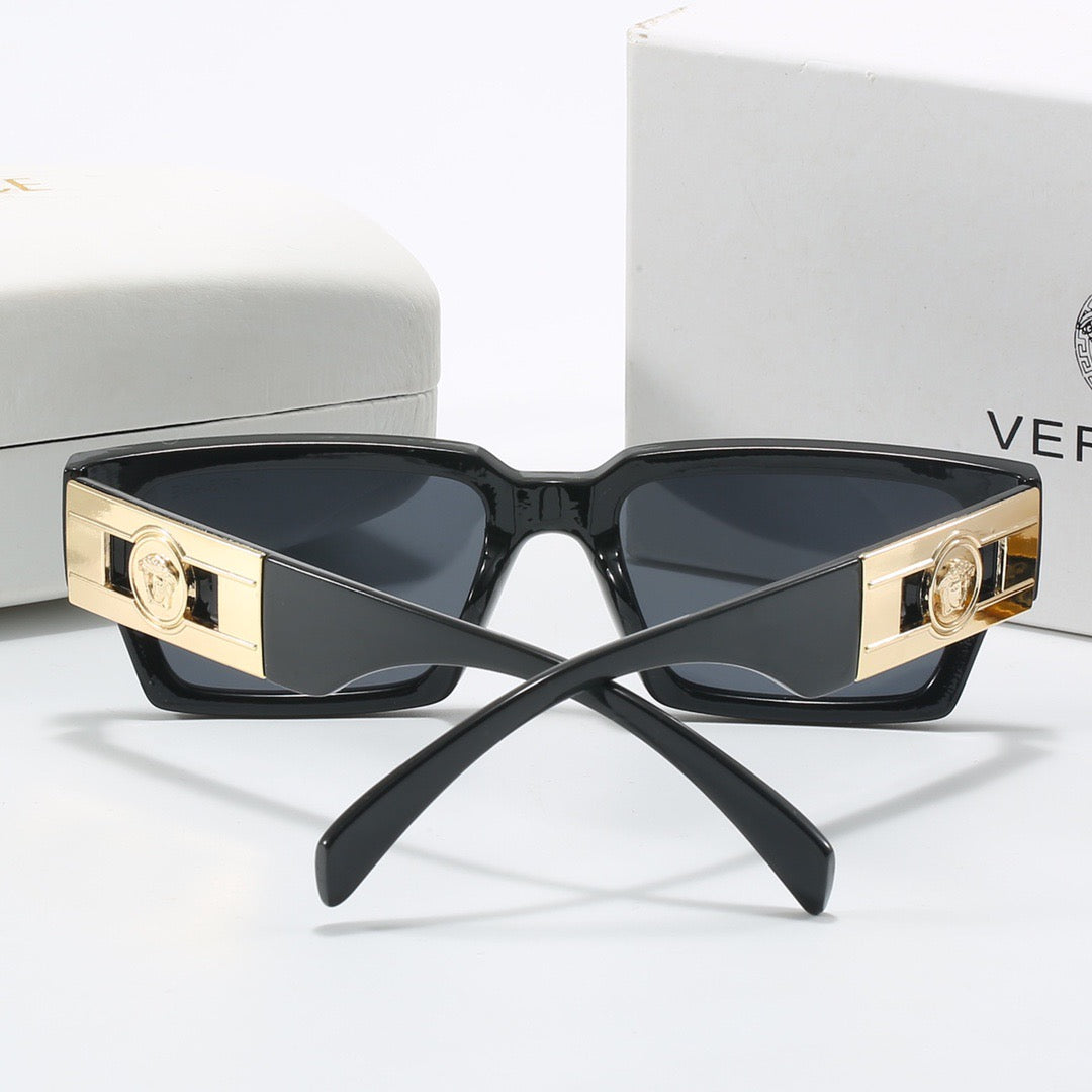 5-color fashionable VER letter printed lens sunglasses