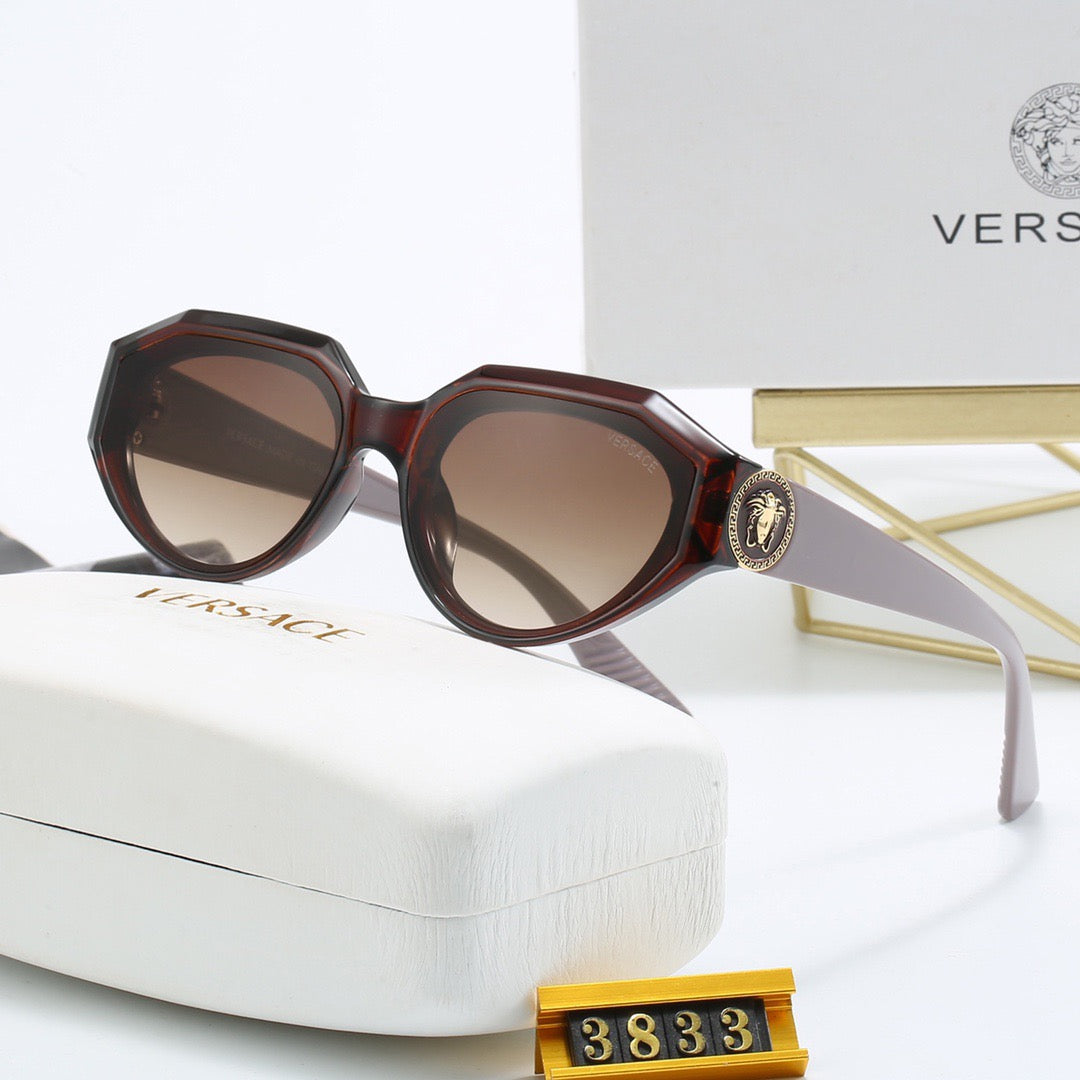 5-color fashionable VE letter lens sunglasses