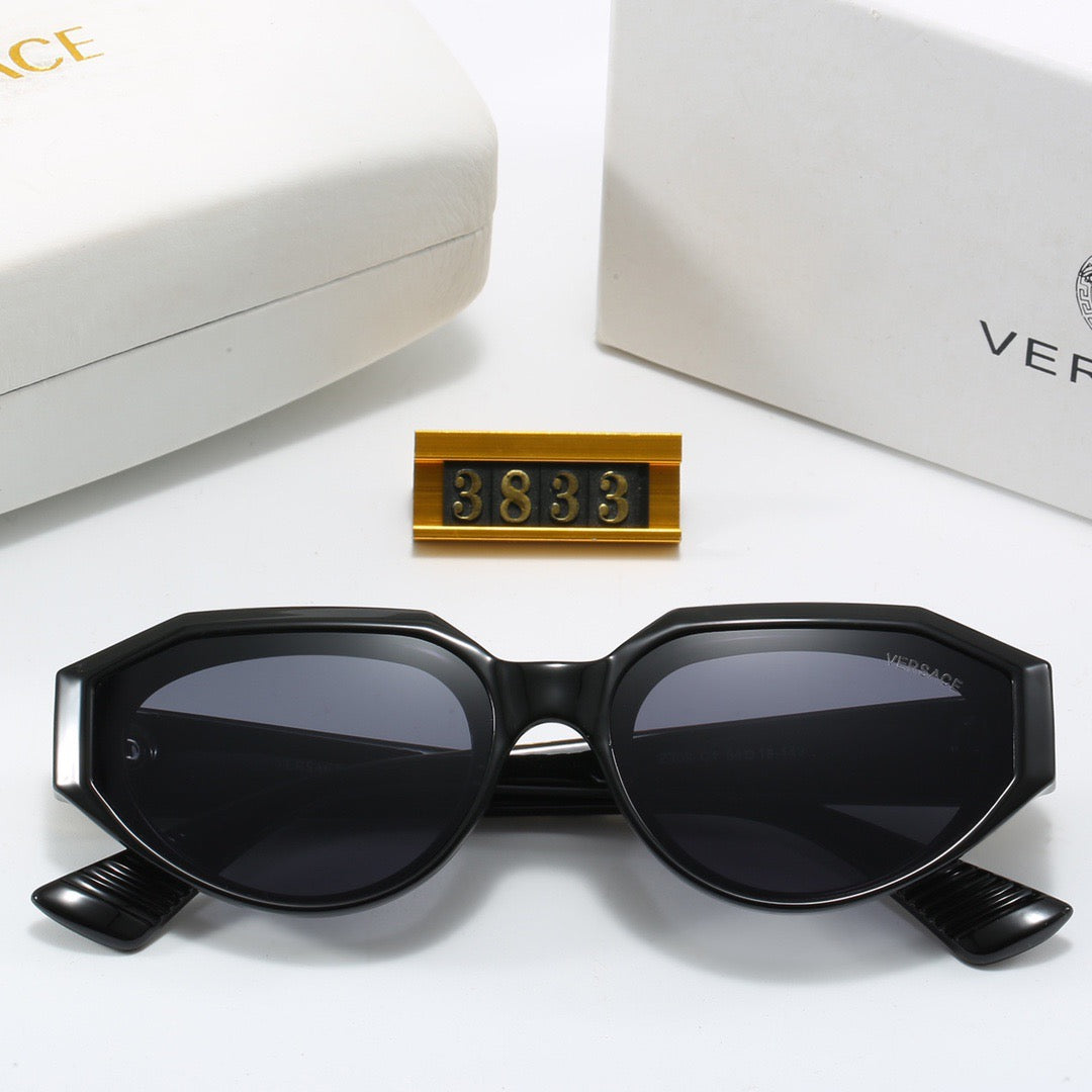 5-color fashionable VE letter lens sunglasses