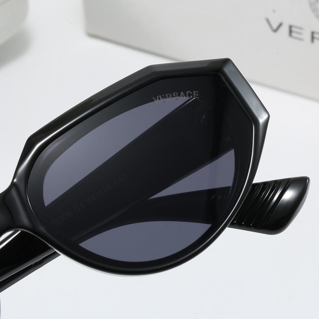 5-color fashionable VE letter lens sunglasses