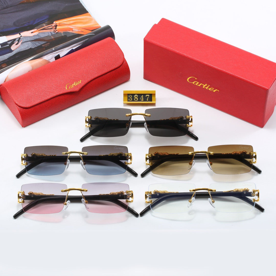 5-color fashionable CAT letter sunglasses