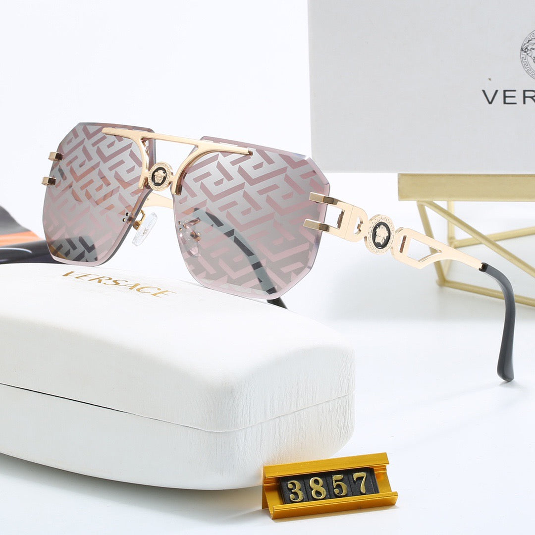 5-color fashionable VE letter sunglasses