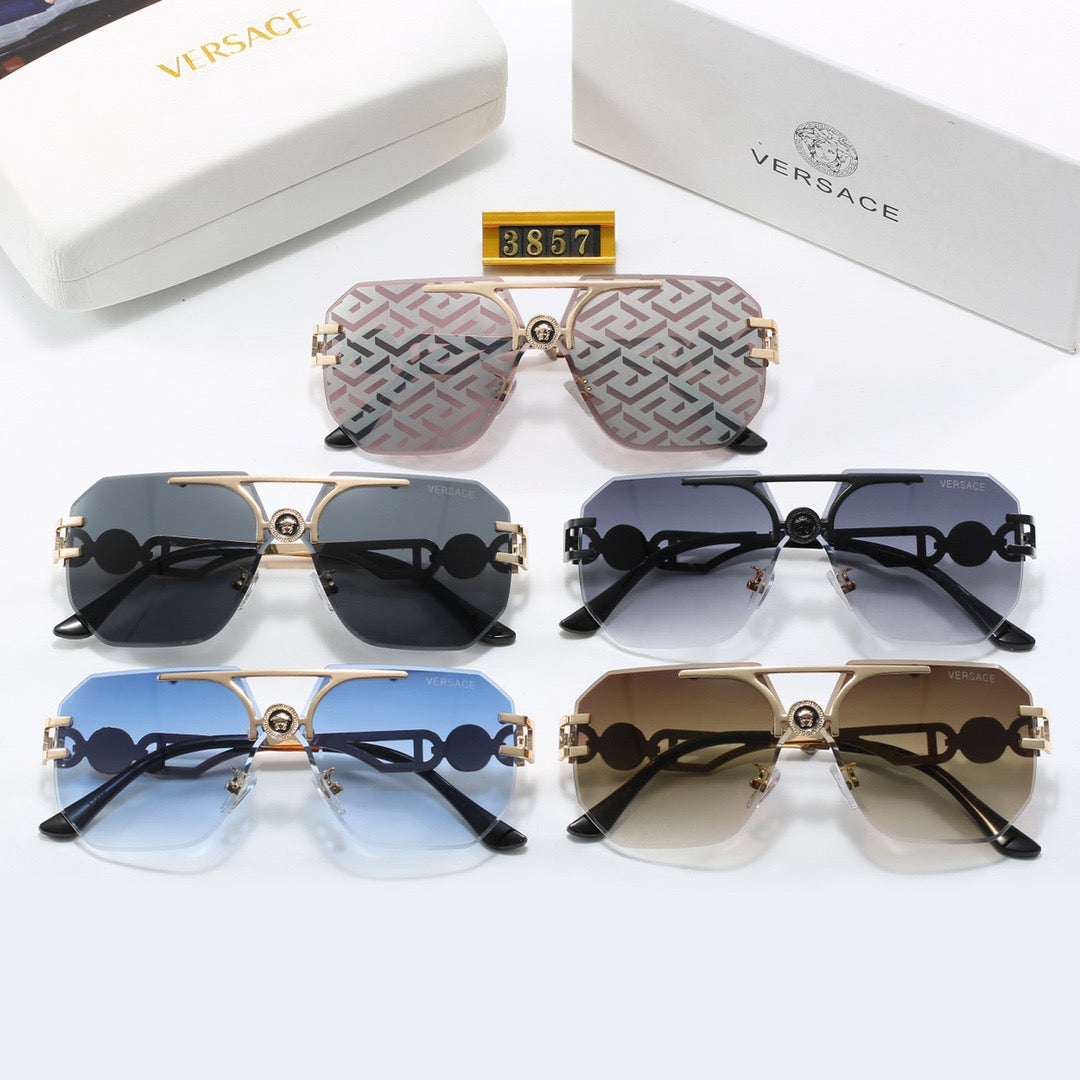 5-color fashionable VE letter sunglasses