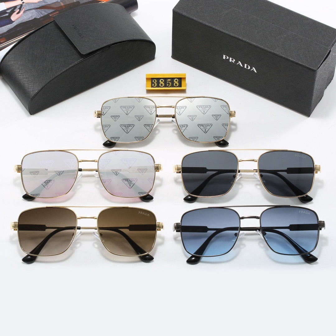 5-color fashionable PR letter sunglasses