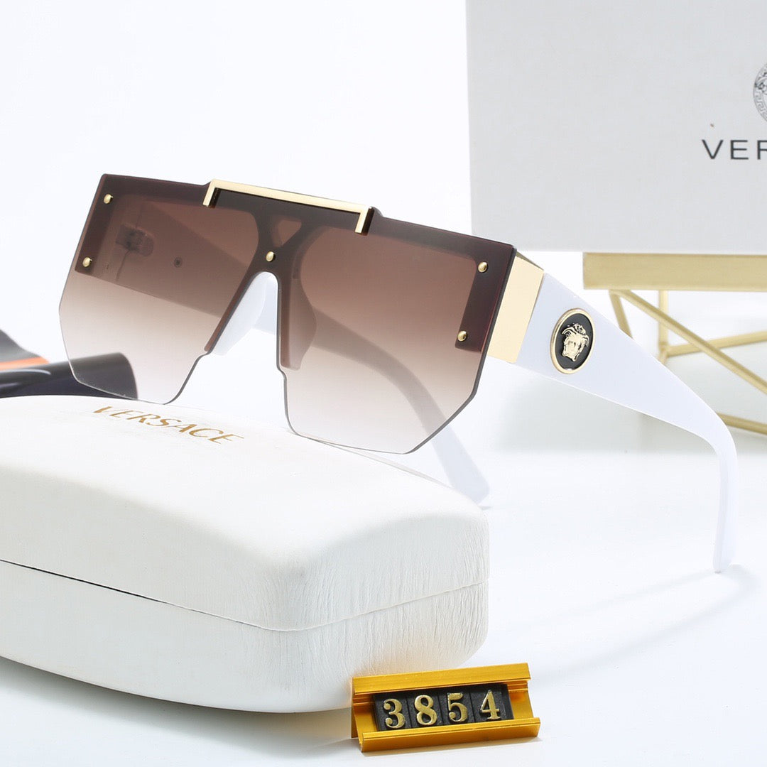 4-color fashionable VE letter sunglasses