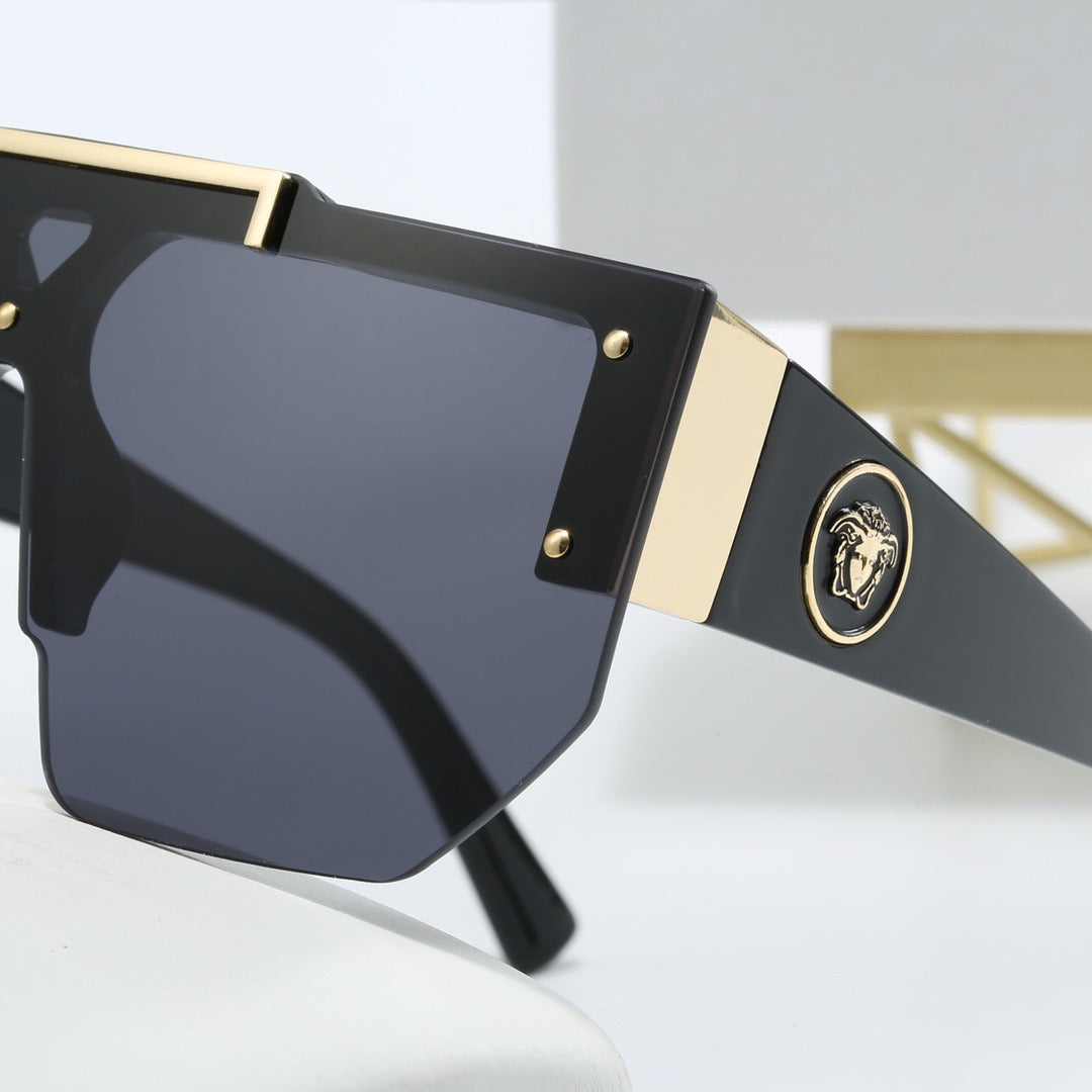 4-color fashionable VE letter sunglasses