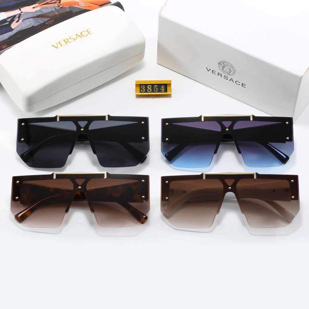 4-color fashionable VE letter sunglasses