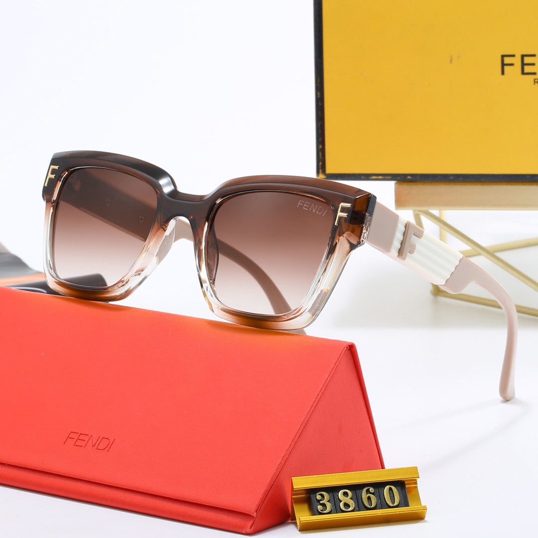 5-color fashionable FF letter sunglasses