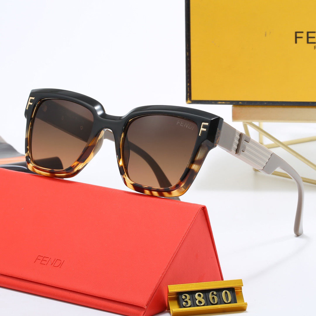 5-color fashionable FF letter sunglasses