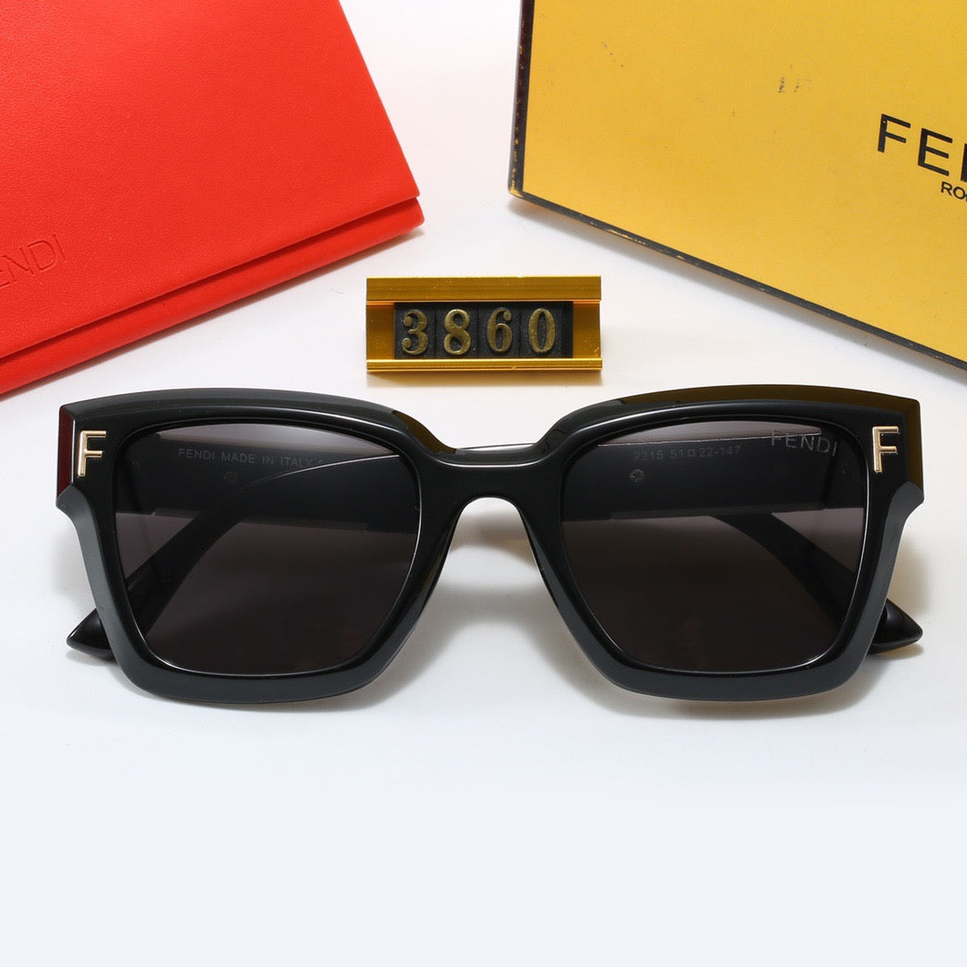 5-color fashionable FF letter sunglasses