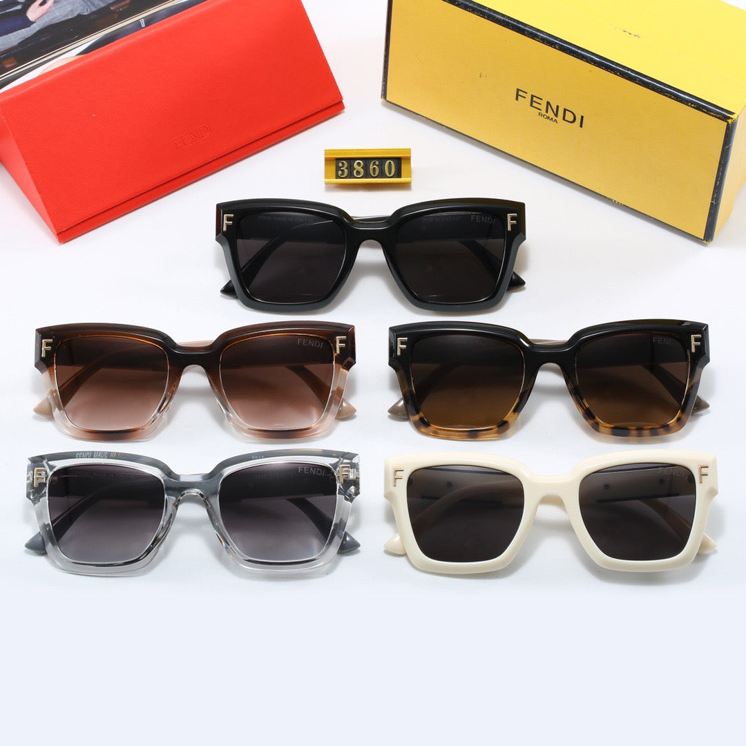 5-color fashionable FF letter sunglasses