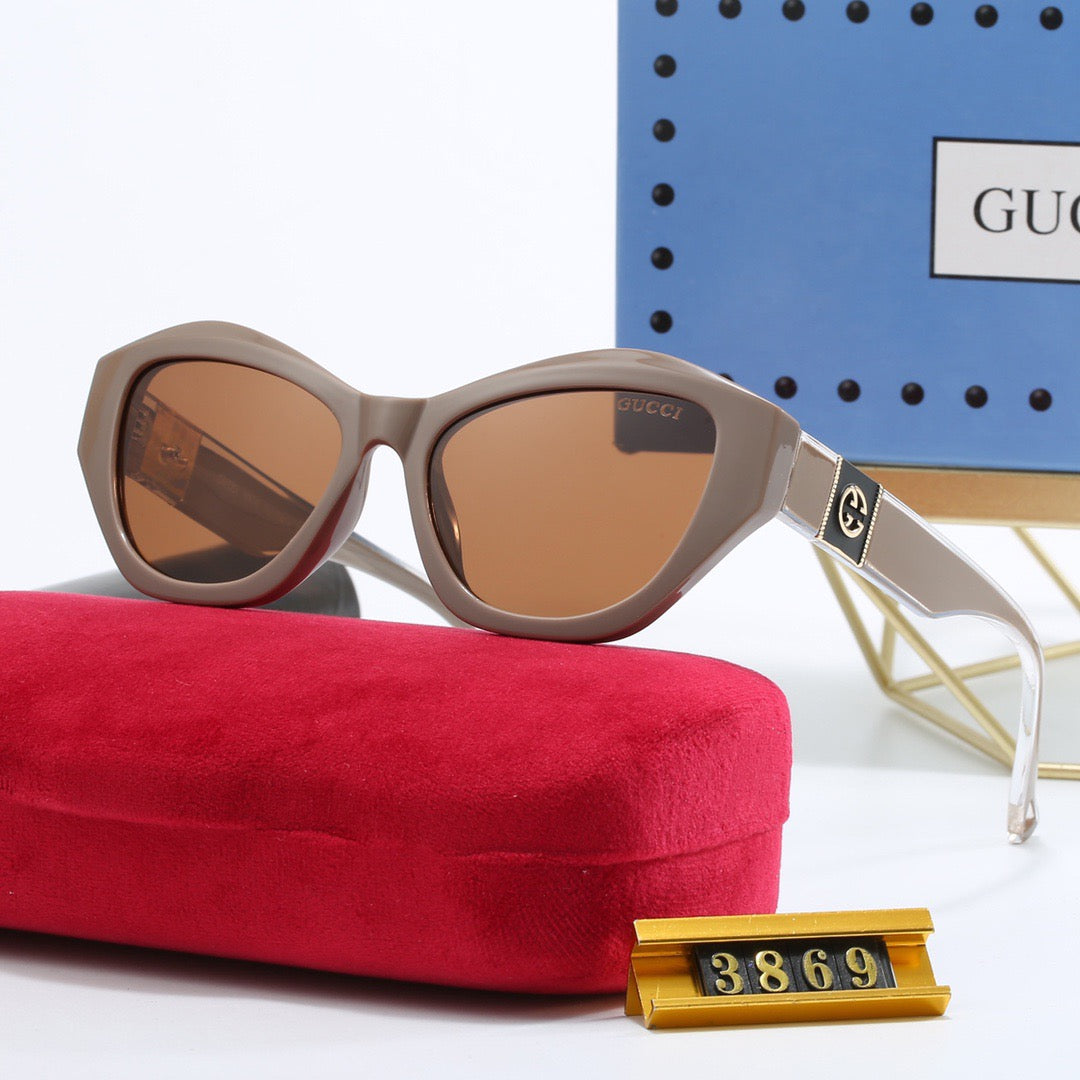 5-color fashionable GG letter sunglasses