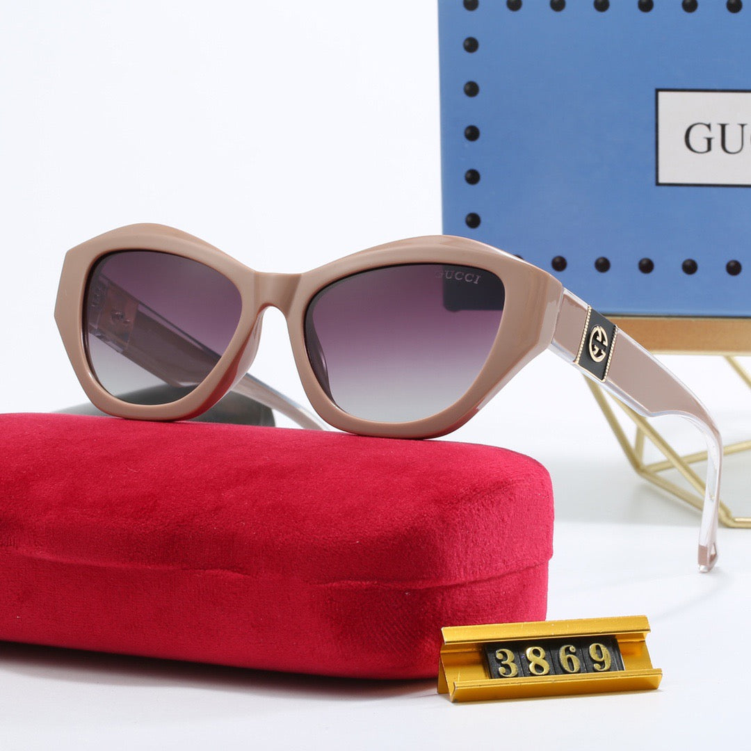 5-color fashionable GG letter sunglasses