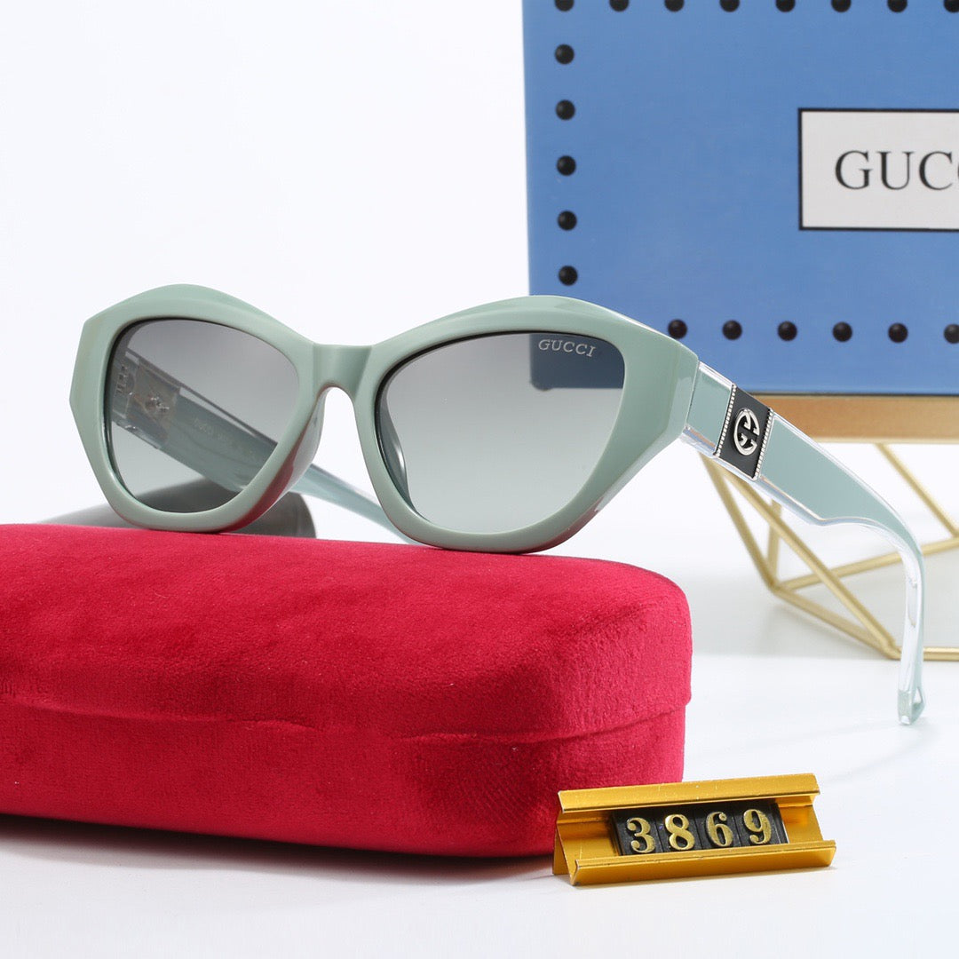 5-color fashionable GG letter sunglasses