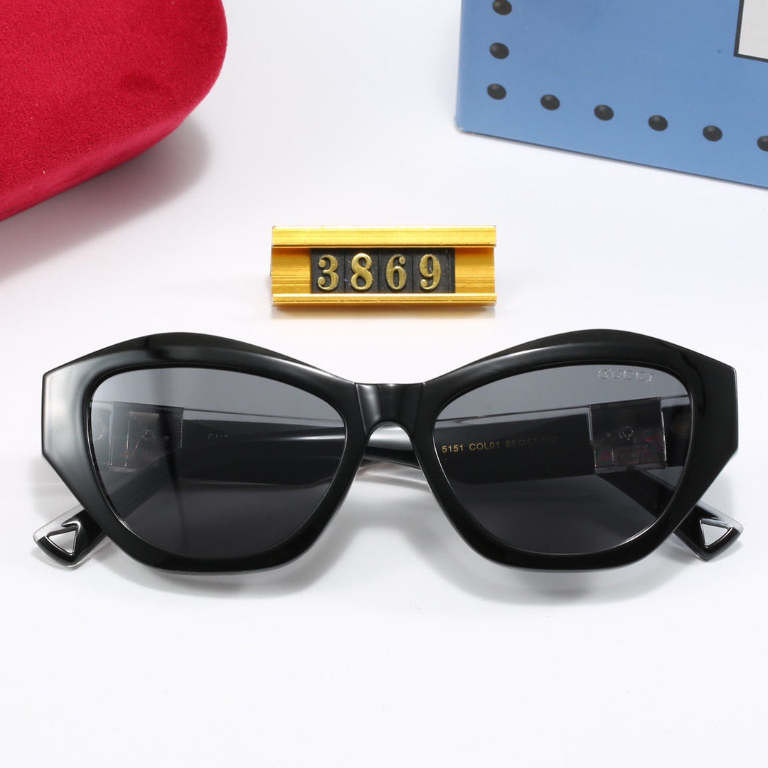 5-color fashionable GG letter sunglasses