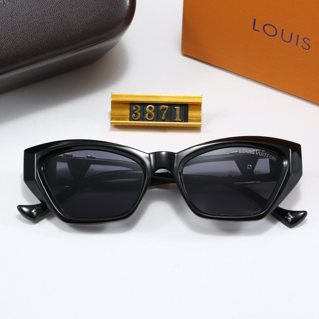 5-color fashionable four-leaf clover letter sunglasses