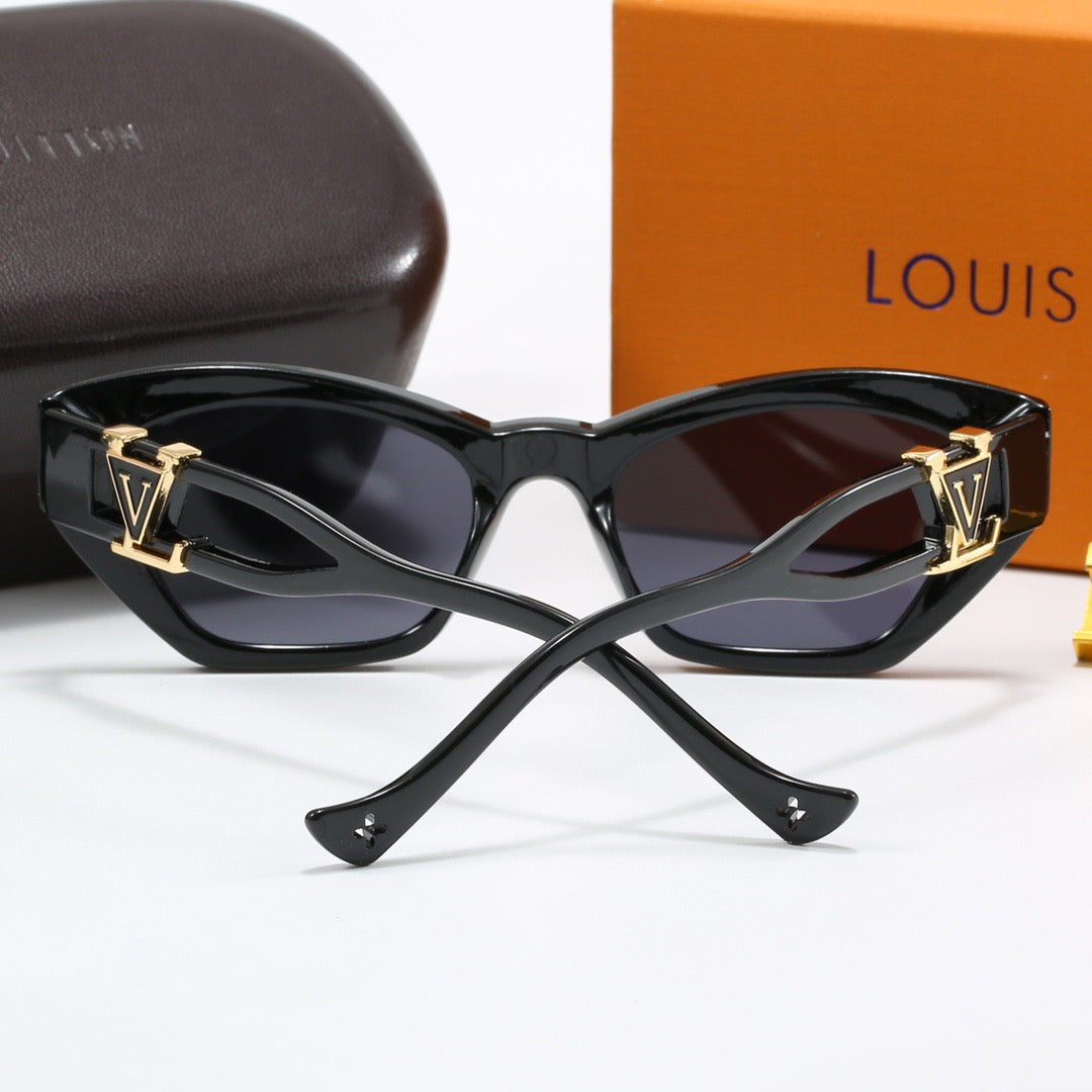 5-color fashionable four-leaf clover letter sunglasses