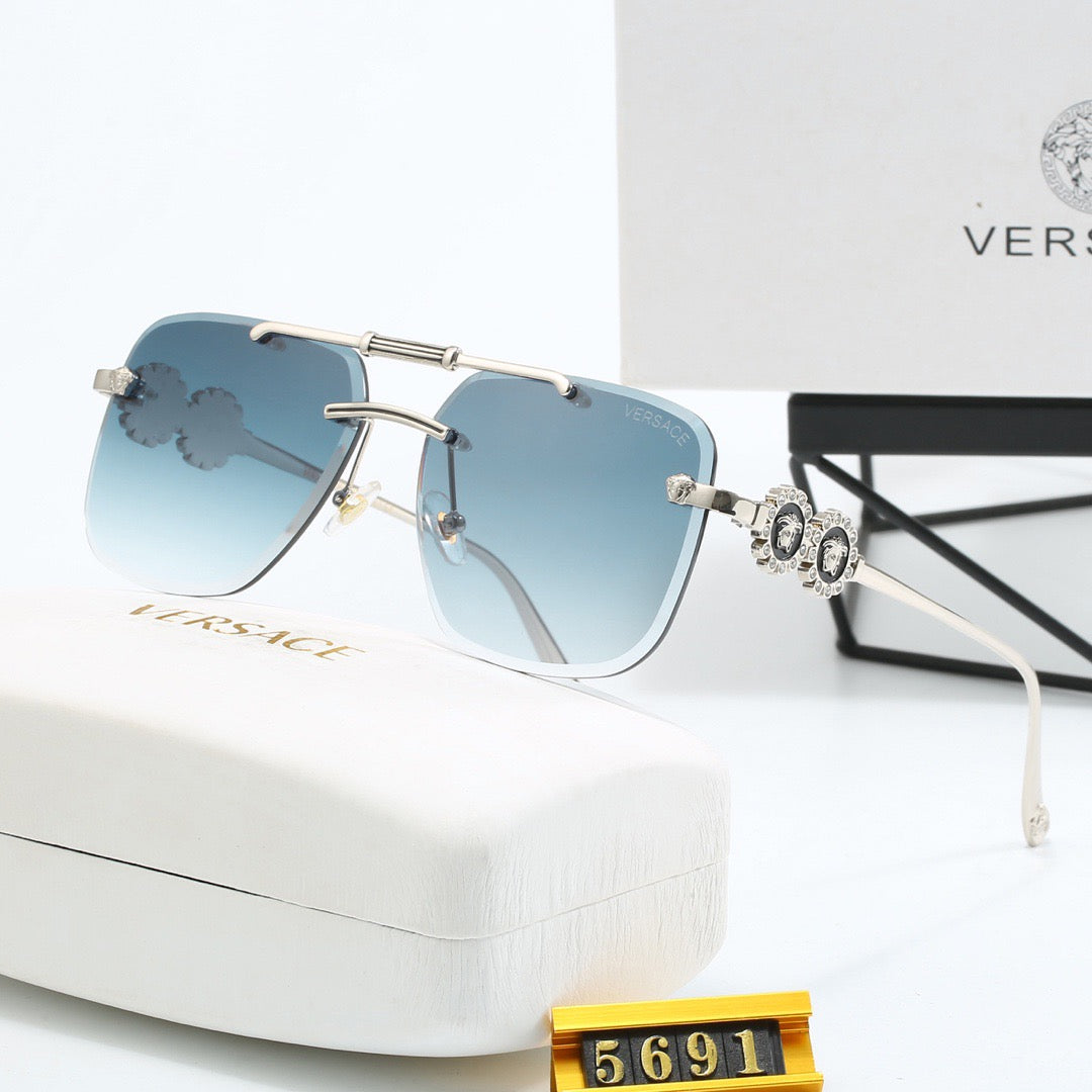 6-color fashionable VE letter sunglasses