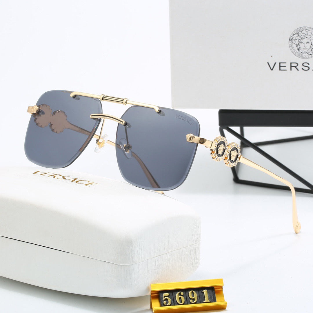 6-color fashionable VE letter sunglasses