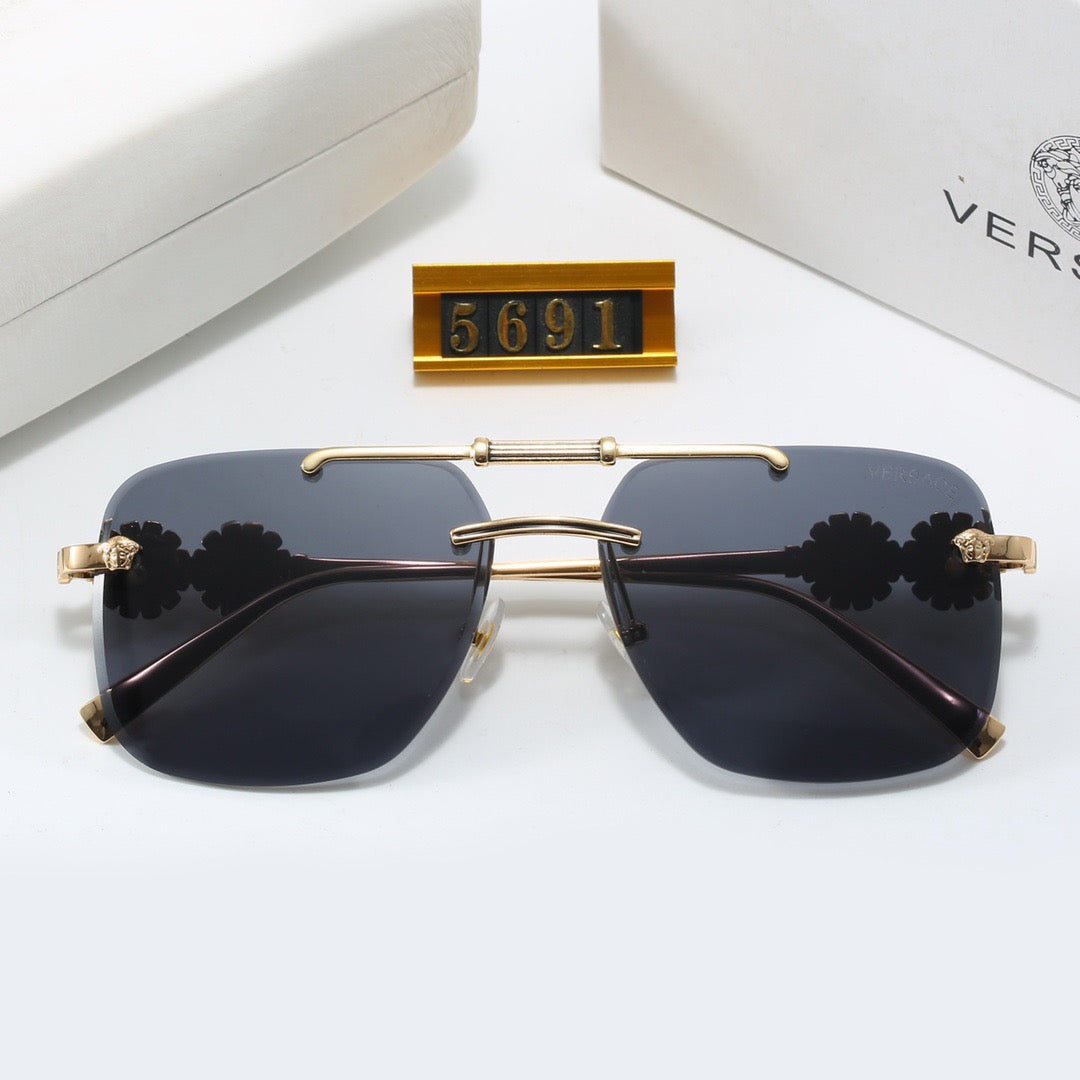 6-color fashionable VE letter sunglasses