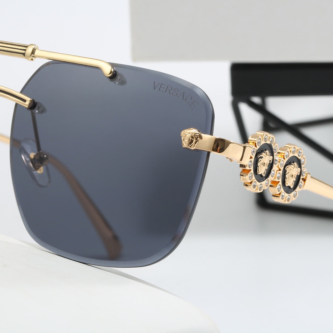 6-color fashionable VE letter sunglasses