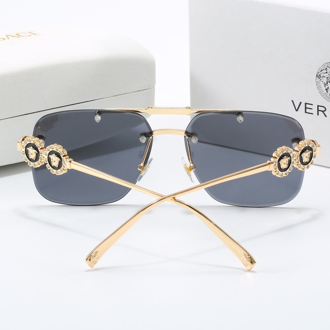 6-color fashionable VE letter sunglasses