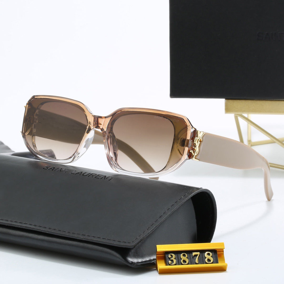 5-color fashionable YSL letter sunglasses