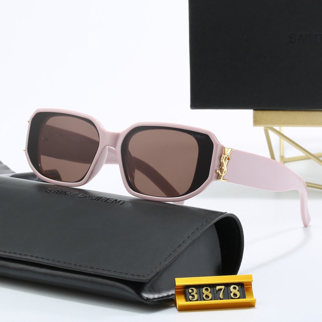 5-color fashionable YSL letter sunglasses