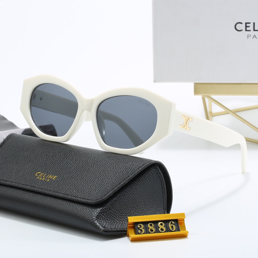 4-color fashionable CE letter sunglasses