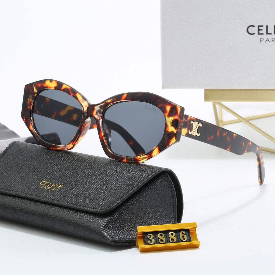 4-color fashionable CE letter sunglasses