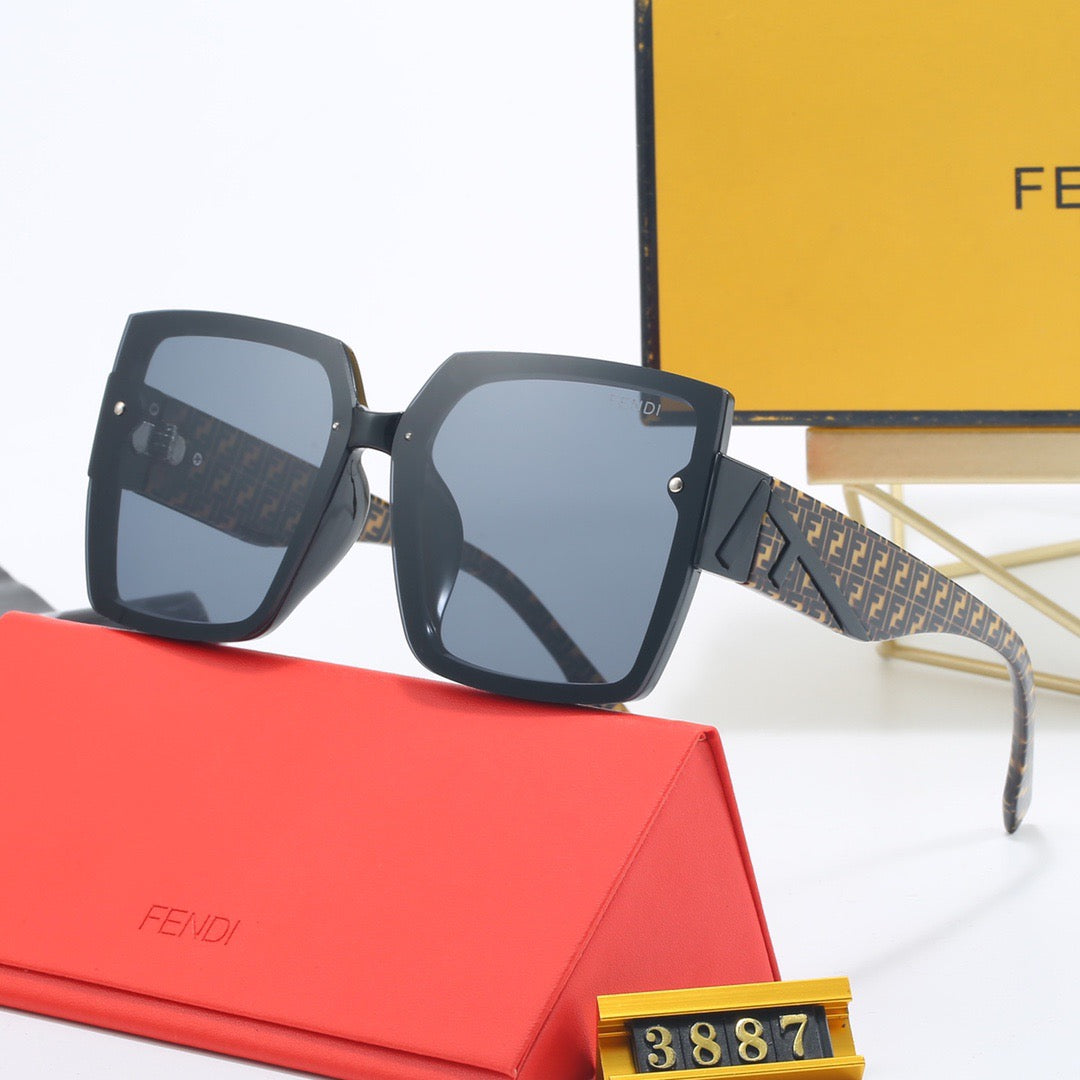 5-color fashionable FF letter sunglasses