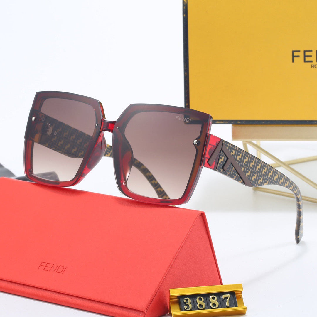 5-color fashionable FF letter sunglasses