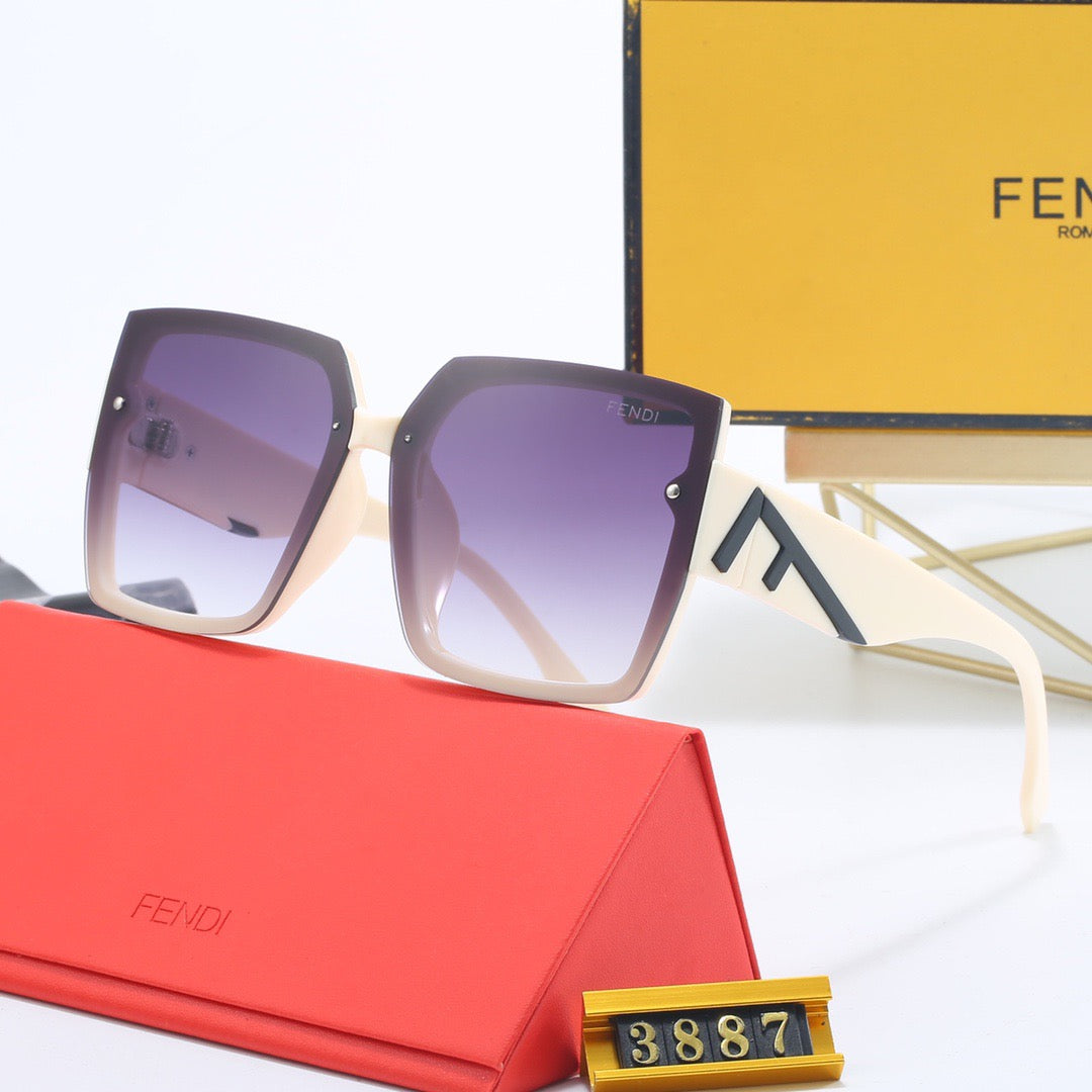 5-color fashionable FF letter sunglasses