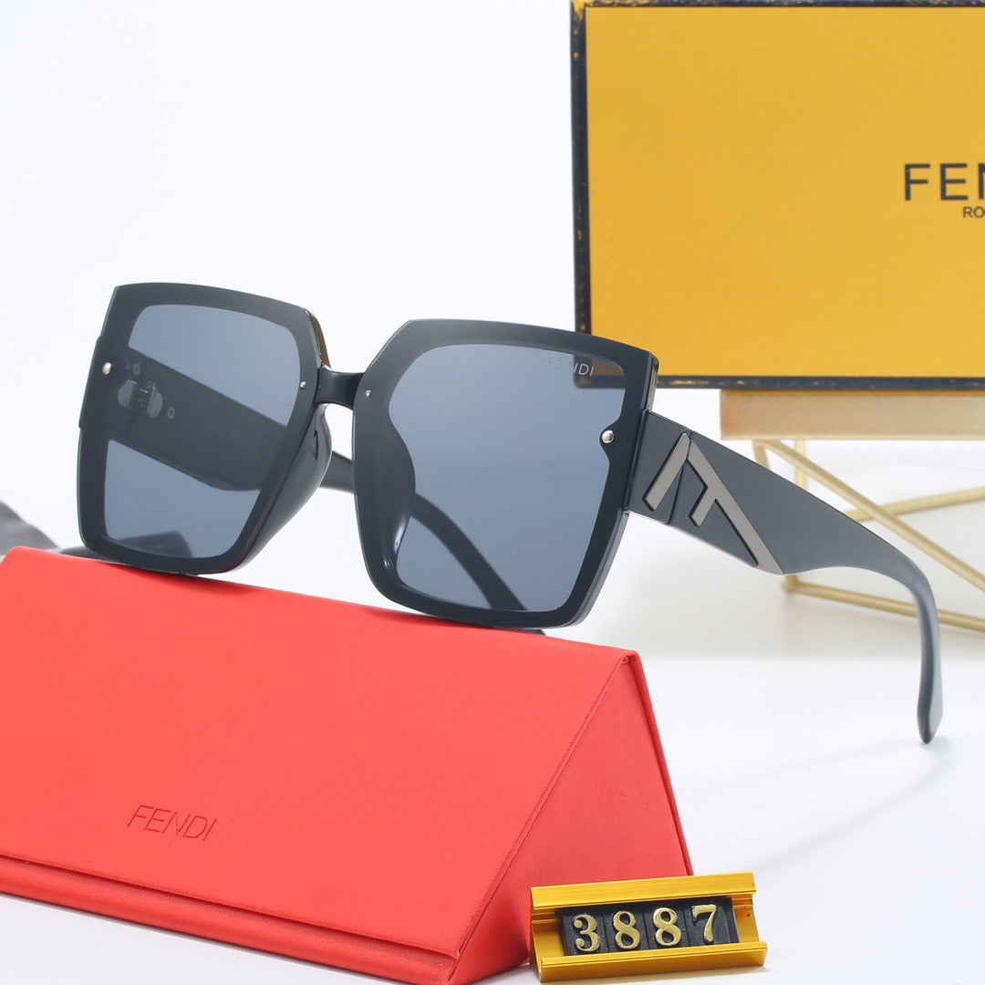 5-color fashionable FF letter sunglasses