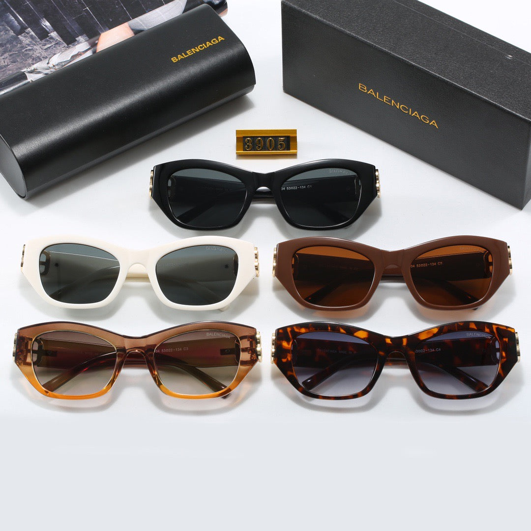 5-color fashionable BA letter sunglasses