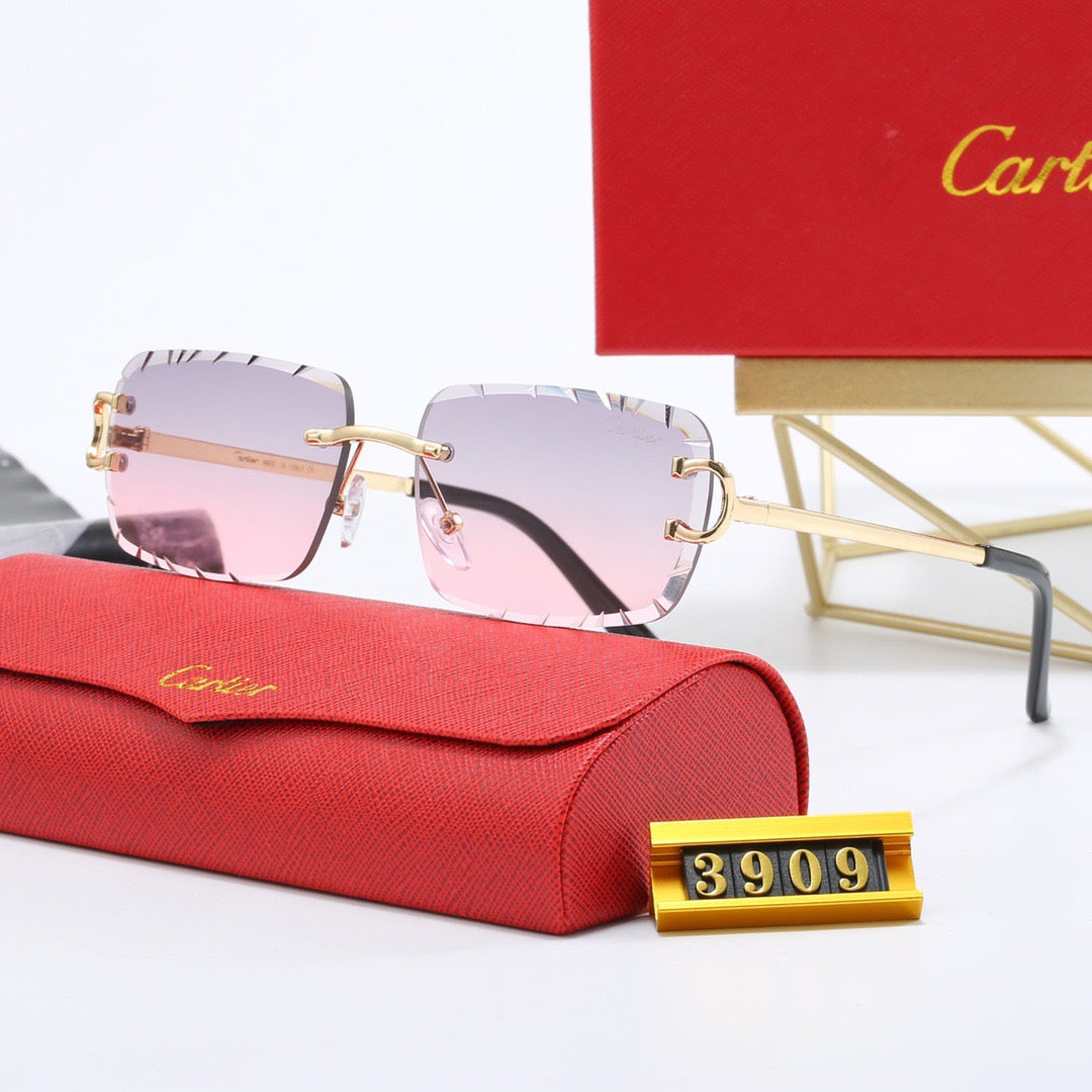 5-color fashionable CA letter sunglasses