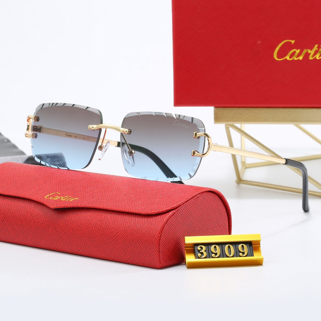 5-color fashionable CA letter sunglasses