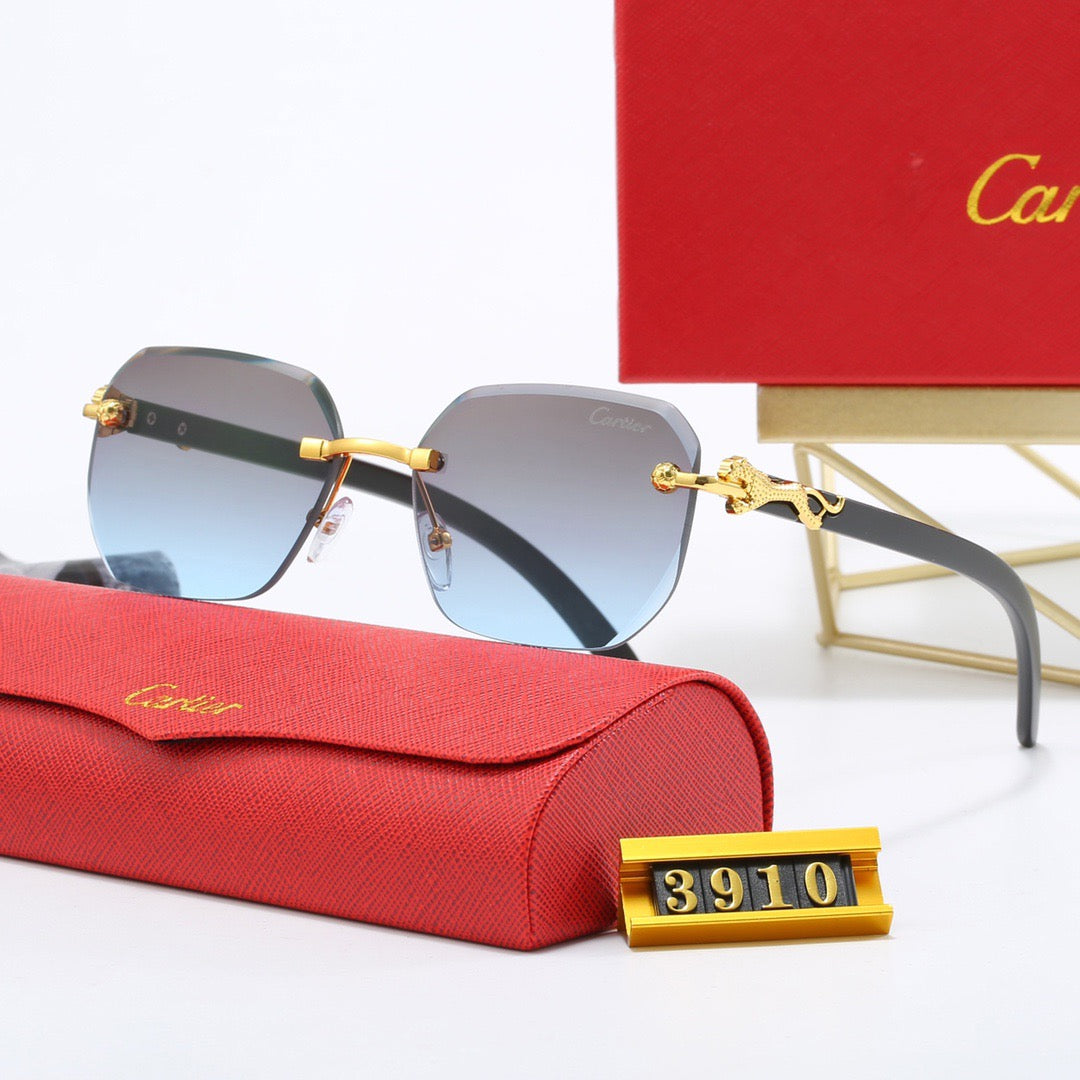 5-color fashionable CA letter sunglasses