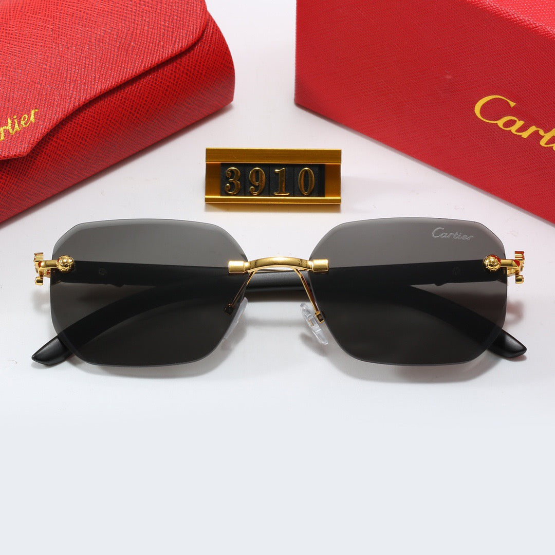 5-color fashionable CA letter sunglasses