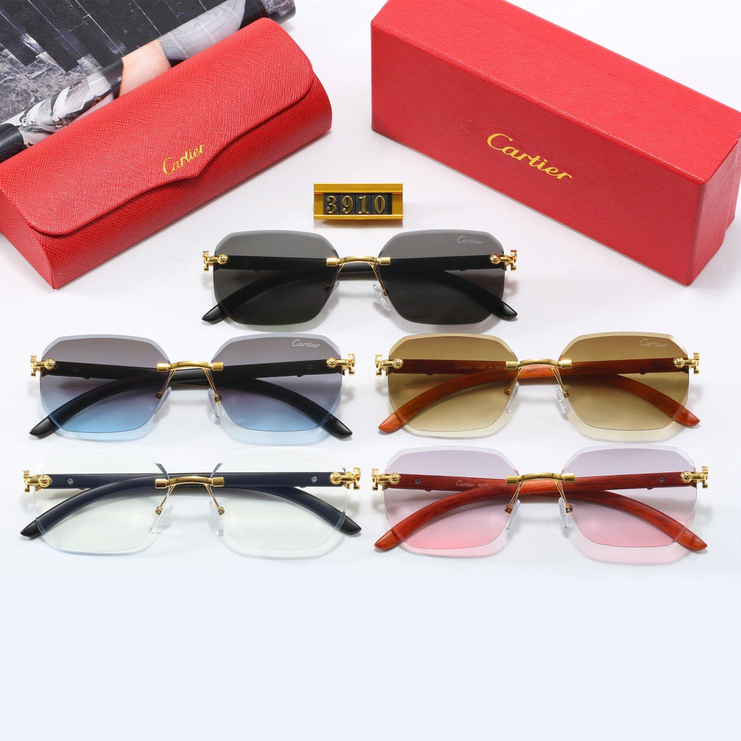 5-color fashionable CA letter sunglasses