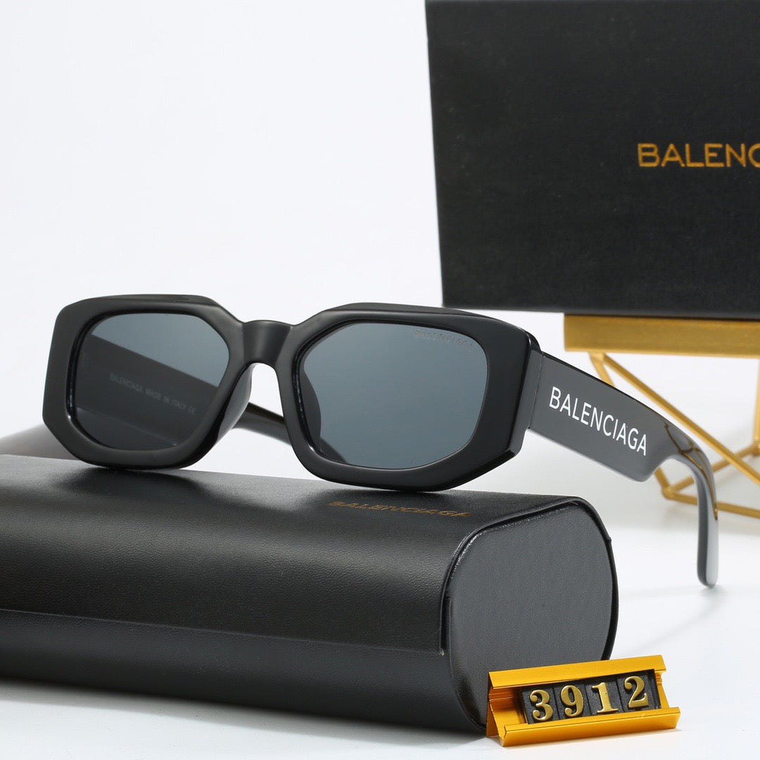 4-color fashionable BL letter temple sunglasses