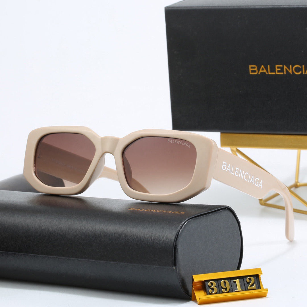 4-color fashionable BL letter temple sunglasses