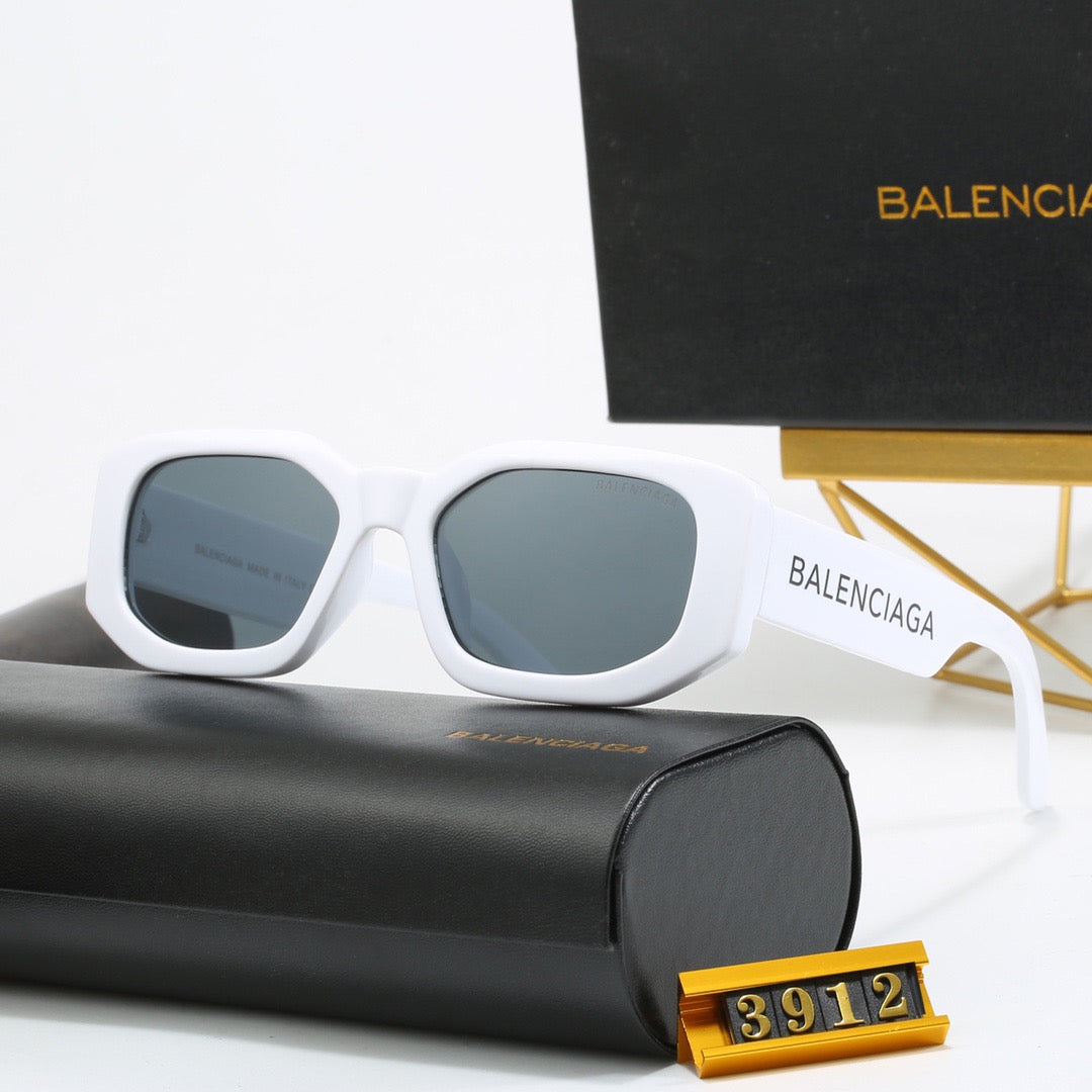 4-color fashionable BL letter temple sunglasses