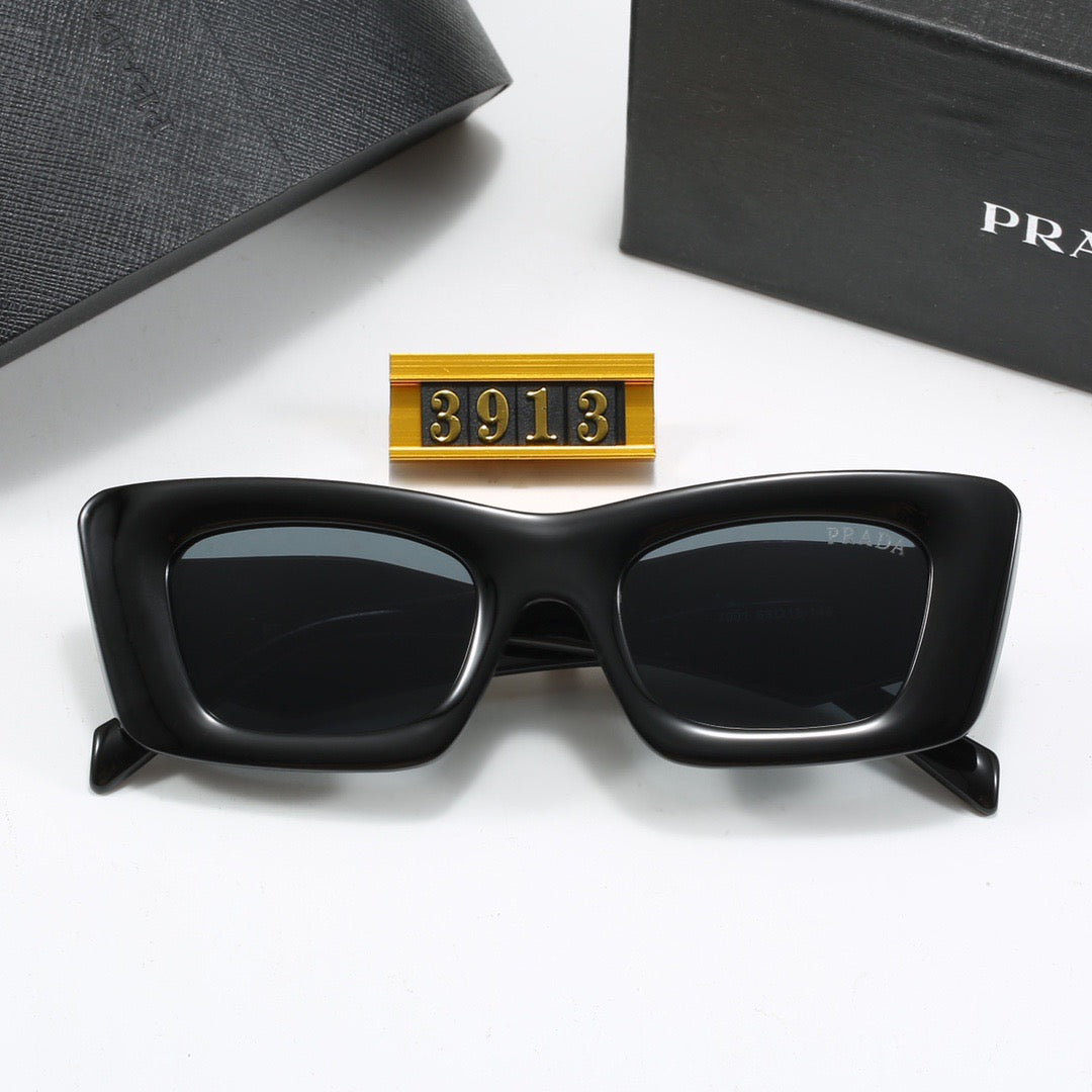 4-color fashionable PR letter temple sunglasses