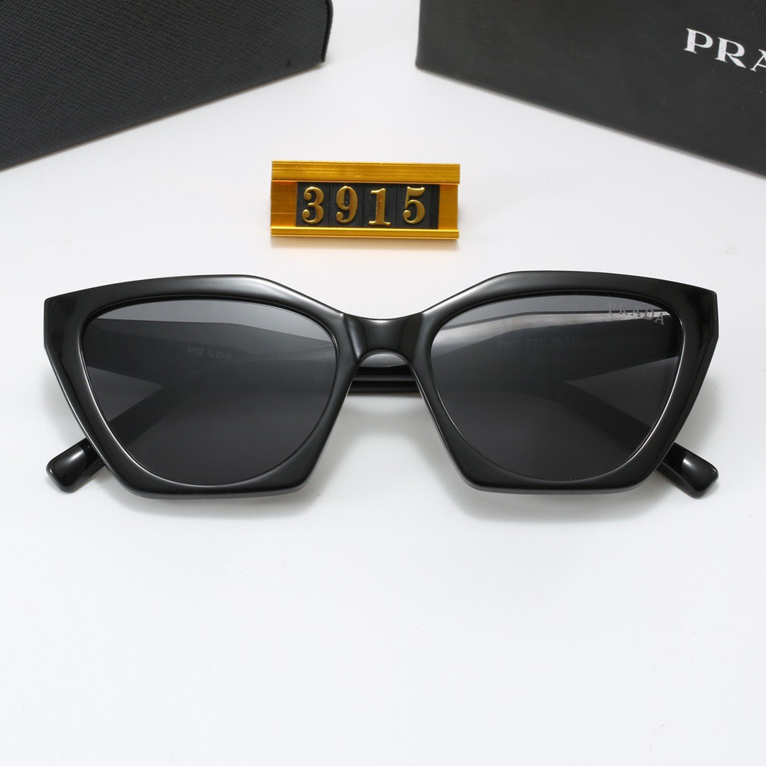 4-color fashionable PA letter temple sunglasses